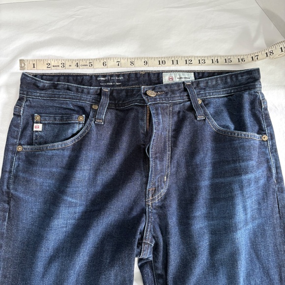 Adriano Goldschmied AG-ED Men's Denim Everett Slim Straight - Size 34x33. - Picture 5 of 8